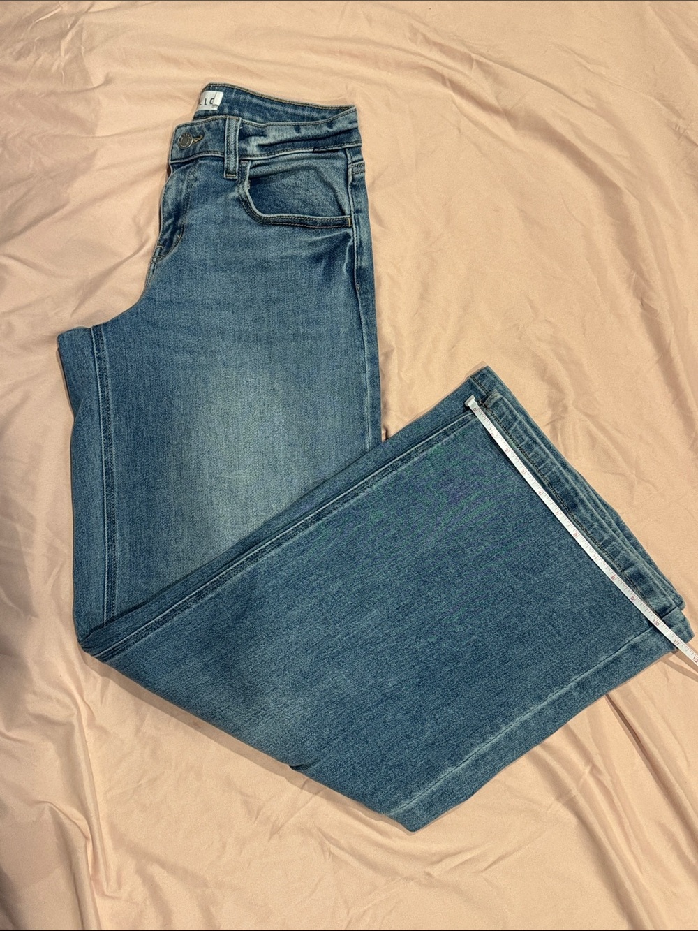 Cello Women's Straight Leg Jeans in Medium Blue